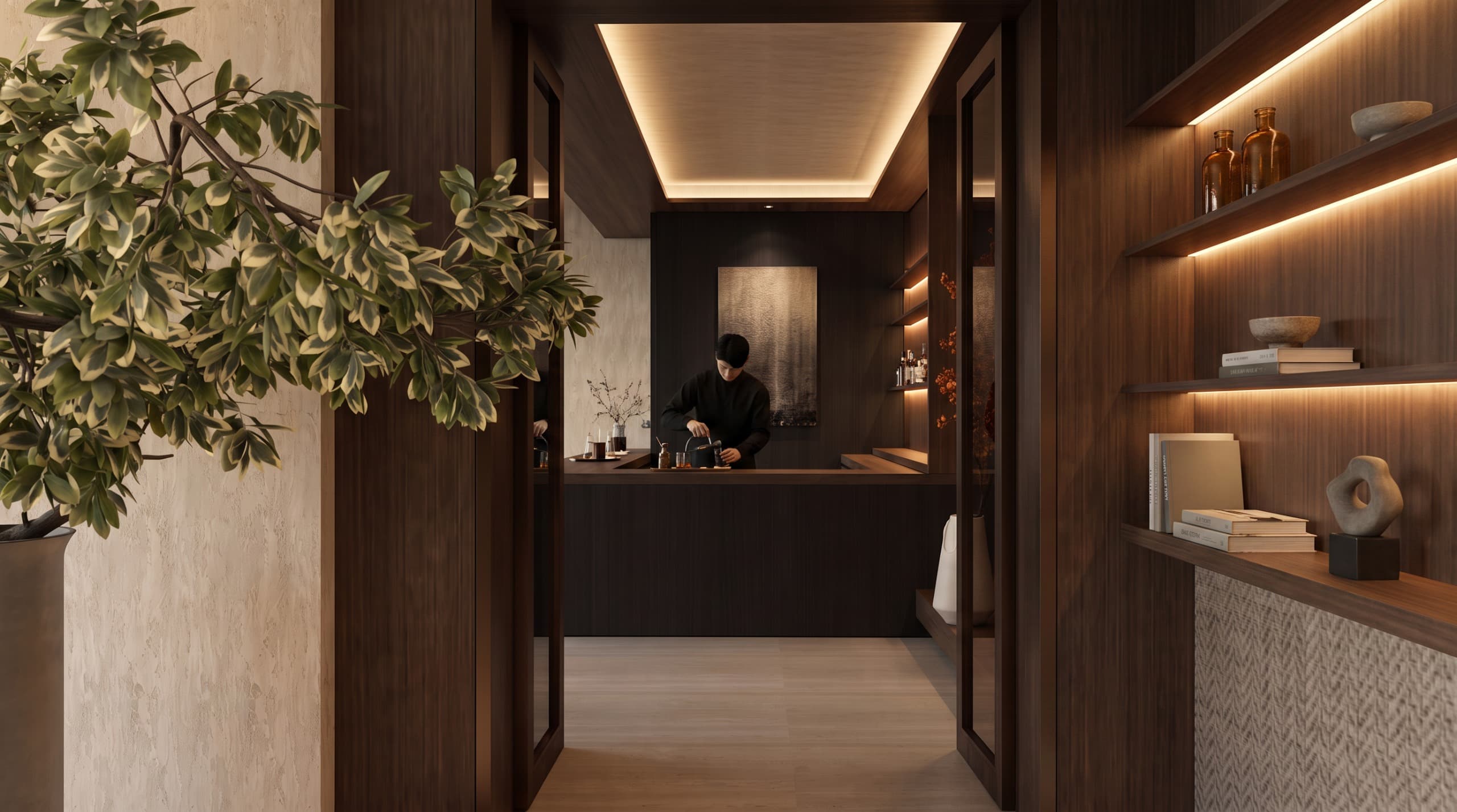 NARA — lounge, wide view