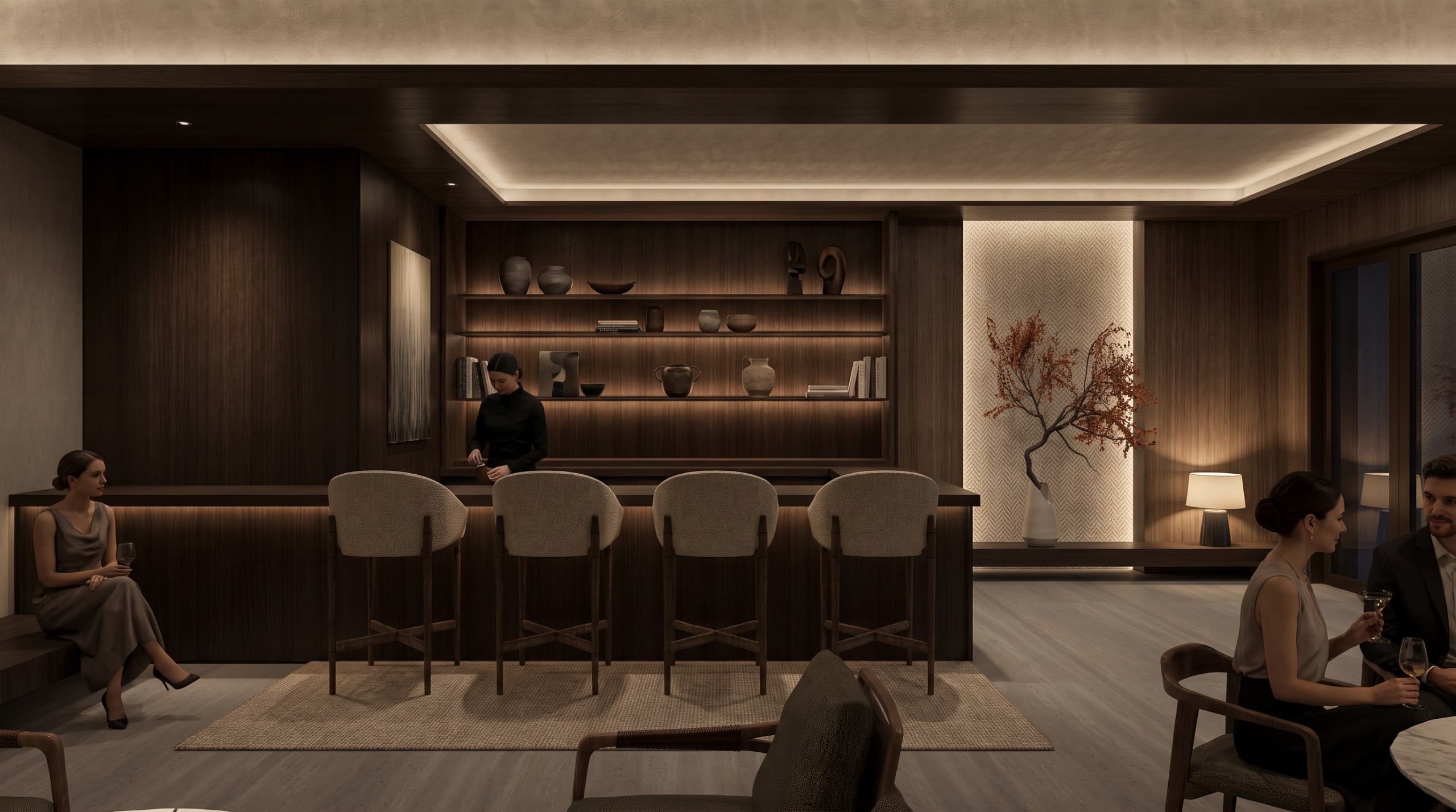NARA — caf&eacute;, wide view